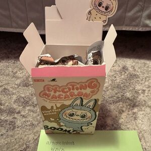 Authentic Exciting Macaron Soymilk Labubu